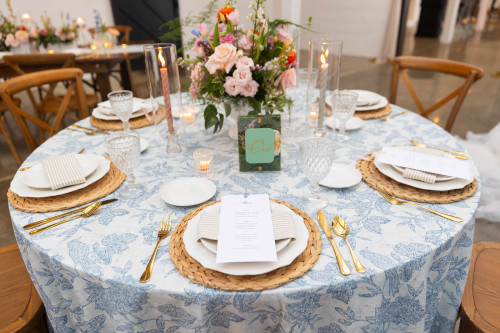 Table setting wedding